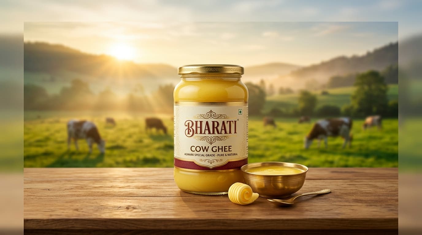 Bharati Pure Cow Ghee - AGMARK Special Grade